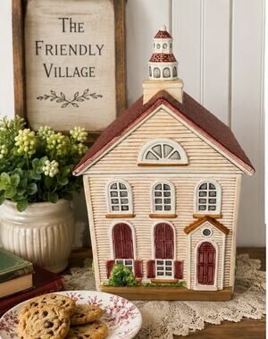 Johnson Bros Friendly Village Church Cookie Jar Series 2 Village Street